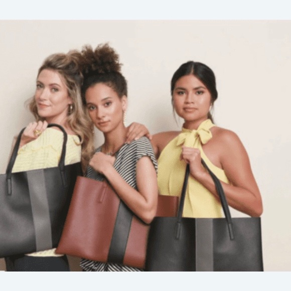 BNWOT Vince Camuto Brown Tote bag - Picture 2 of 7